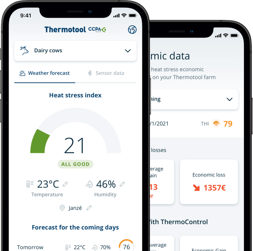 ThermoTool app screenshots