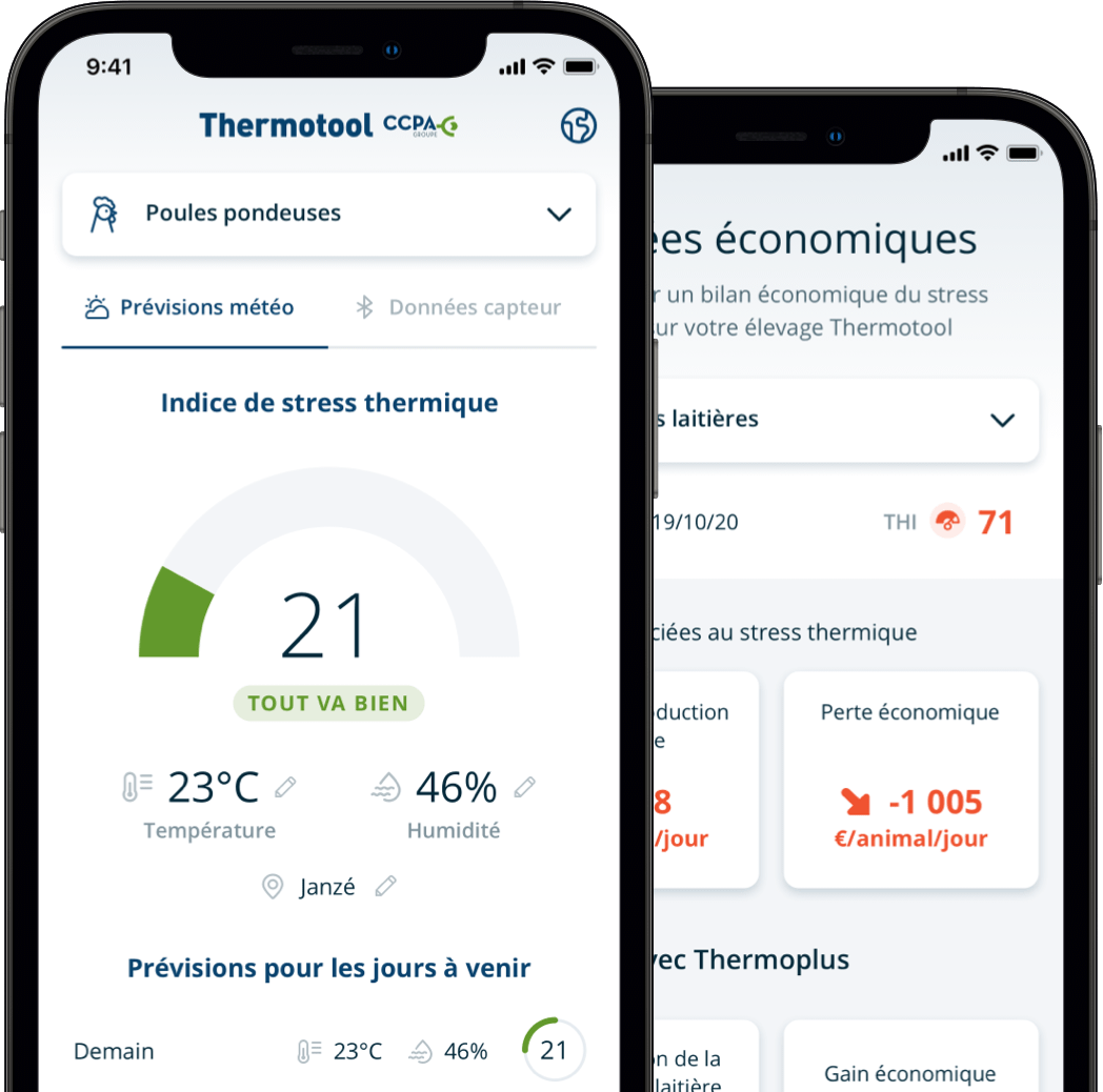ThermoTool app screenshots